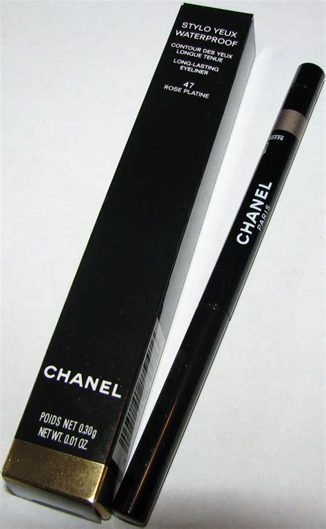 chanel rose platine eyeliner|chanel eyes waterproof.